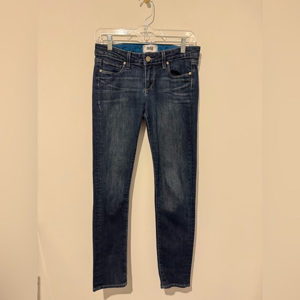 HUE Women's Deep Indigo Skinny Jeans